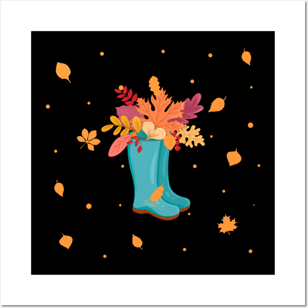 Autumn Vibes Wall Art by Funtomass